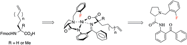 Graphical abstract: Robust asymmetric synthesis of unnatural alkenyl amino acids for conformationally constrained α-helix peptides