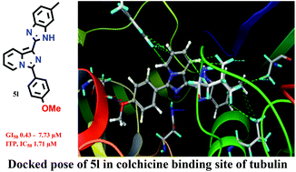 Graphical abstract: Synthesis and biological evaluation of imidazo[1,5-a]pyridine-benzimidazole hybrids as inhibitors of both tubulin polymerization and PI3K/Akt pathway