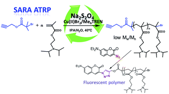 Graphical abstract: Synthesis of well-defined functionalized poly(2-(diisopropylamino)ethyl methacrylate) using ATRP with sodium dithionite as a SARA agent