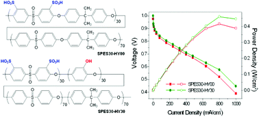 Graphical abstract: Novel sulfonated poly(arylene ether sulfone) containing hydroxyl groups for enhanced proton exchange membrane properties