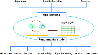 Graphical abstract: Liquid phase stepwise growth of surface mounted metal–organic frameworks for exploratory research and development of applications