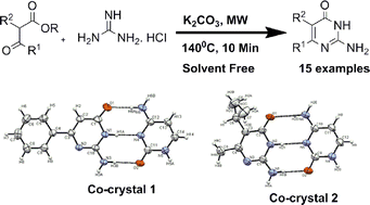 Graphical abstract: Direct synthesis of 5- and 6-substituted 2-aminopyrimidines as potential non-natural nucleobase analogues