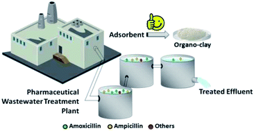 Graphical abstract: Antibiotic detoxification from synthetic and real effluents using a novel MTAB surfactant-montmorillonite (organoclay) sorbent