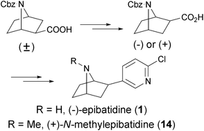 Graphical abstract: Synthesis of (−)-epibatidine