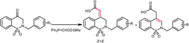 Graphical abstract: Selective synthesis and comparative activity of olefinic isomers of 1,2-benzothiazine-1,1-dioxide carboxylates as aldose reductase inhibitors