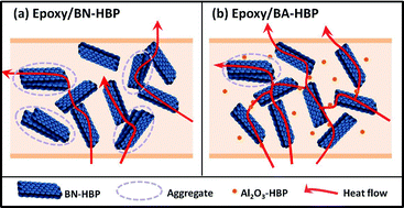 Graphical abstract: Nano–micro structure of functionalized boron nitride and aluminum oxide for epoxy composites with enhanced thermal conductivity and breakdown strength