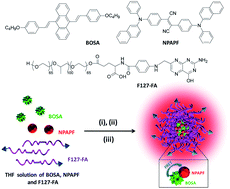 Graphical abstract: Pluronic F127–folic acid encapsulated nanoparticles with aggregation-induced emission characteristics for targeted cellular imaging