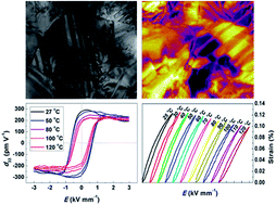 Graphical abstract: Ferroelectric domain morphology and temperature-dependent piezoelectricity of (K,Na,Li)(Nb,Ta,Sb)O3 lead-free piezoceramics