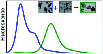 Graphical abstract: Tunable near-infrared emission of binary nano- and mesoscale GUMBOS