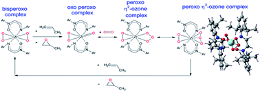 Graphical abstract: Selective oxidation passing through η3-ozone intermediates: applications to direct propene epoxidation using molecular oxygen oxidant