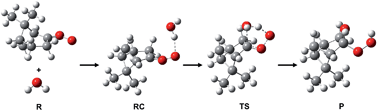 Graphical abstract: Theoretical studies of the hydration reactions of stabilized Criegee intermediates from the ozonolysis of β-pinene