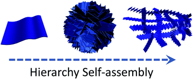 Graphical abstract: Self-assembly of folic acid/melamine complexes with hierarchy levels: from membranes to porous spherulites and networks