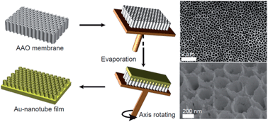 Graphical abstract: Highly ordered gold-nanotube films for flow-injection amperometric glucose biosensors