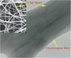 Graphical abstract: Ordered exfoliated silicate platelets architecture: hydrogen bonded poly(acrylic acid)–poly(ethylene oxide)/Na–montmorillonite complex nanofibrous membranes prepared by electrospinning technique