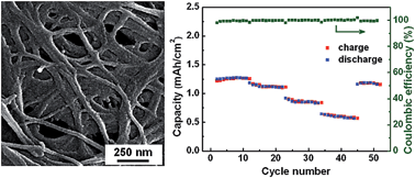 Graphical abstract: Nanofibrous silicon/carbon composite sheet derived from cellulose substance as free-standing lithium-ion battery anodes