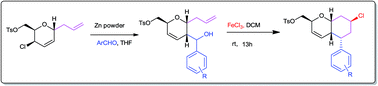 Graphical abstract: Diastereoselective synthesis of highly functionalized cis-1-oxadecalines via 6-endo-tet-cyclizations of 2-C-branched sugars