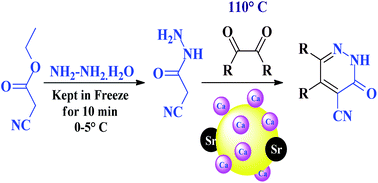 Graphical abstract: CCSO nano catalyzed solid phase synthesis of 3-oxo-5,6-disubstituted-2,3-dihydropyridazine-4-carbonitrile