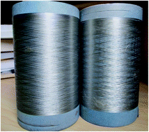 Graphical abstract: Fabrication of high strength PVA/rGO composite fibers by gel spinning