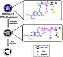 Graphical abstract: A hollow porous magnetic nanocarrier for efficient near-infrared light- and pH-controlled drug release