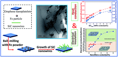 Graphical abstract: Epoxy composites filled with one-dimensional SiC nanowires–two-dimensional graphene nanoplatelets hybrid nanofillers