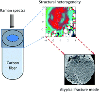 Graphical abstract: Structural heterogeneity and its influence on the tensile fracture of PAN-based carbon fibers