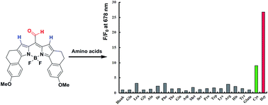 Graphical abstract: A turn-on NIR fluorescent probe for the detection of homocysteine over cysteine