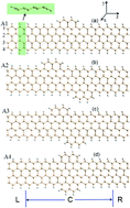 Graphical abstract: Electronic and spin transport properties in zigzag silicene nanoribbons with edge protrusions