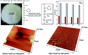 Graphical abstract: Structural modification of acrylonitrile–butadiene–styrene waste as an efficient nanoadsorbent for removal of metal ions from water: isotherm, kinetic and thermodynamic study