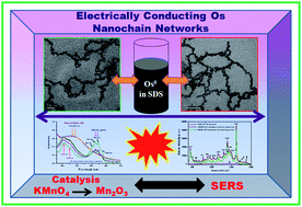 Graphical abstract: Electrically conducting osmium nano-chain networks with superior catalytic and SERS performance