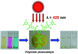 Graphical abstract: Developing high-efficiency π conjugated polymer semiconductor for photocatalytic degradation of dyes under visible light irradiation