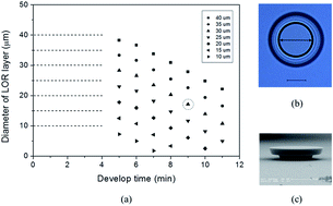 Graphical abstract: Optimisation of bi-layer resist overhang structure formation and SiO2 sputter-deposition process for fabrication of gold multi-electrode array