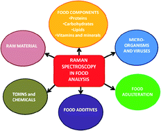 Graphical abstract: Dispersive and FT-Raman spectroscopic methods in food analysis