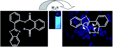 Graphical abstract: Cascade reaction-based rapid and ratiometric detection of H2S/S2− in the presence of bio-thiols with live cell imaging: demasking of ESIPT approach