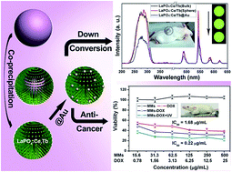 Graphical abstract: Multifunctional LaPO4:Ce/Tb@Au mesoporous microspheres: synthesis, luminescence and controllable light triggered drug release