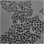 Graphical abstract: Synthesis of monodispersed YbF3:Er3+ nanoplates with rhombus shapes