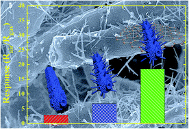 Graphical abstract: Facile synthesis of hierarchical porous WO3 nanofibers having 1D nanoneedles and their functionalization with non-oxidized graphene flakes for selective detection of acetone molecules