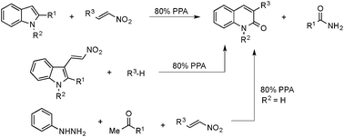 Graphical abstract: Metal-free ring expansion of indoles with nitroalkenes: a simple, modular approach to 3-substituted 2-quinolones