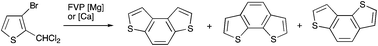 Graphical abstract: Unexpected rearrangement during the gas-phase dehalogenation approach to benzodithiophenes