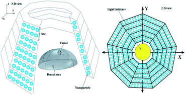 Graphical abstract: Design of a portable nanosensor for easy breast tomography