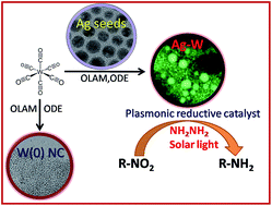 Graphical abstract: Fabrication of tungsten nanocrystals and silver–tungsten nanonets: a potent reductive catalyst