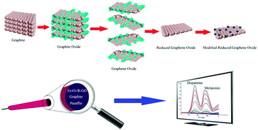 Graphical abstract: Simultaneous and sensitive determination of melatonin and dopamine with Fe3O4 nanoparticle-decorated reduced graphene oxide modified electrode