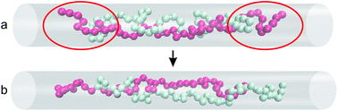 Graphical abstract: Induction of entropic segregation: the first step is the hardest