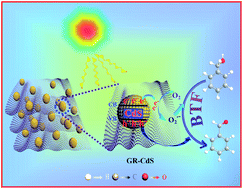 Graphical abstract: Revisiting the construction of graphene–CdS nanocomposites as efficient visible-light-driven photocatalysts for selective organic transformation
