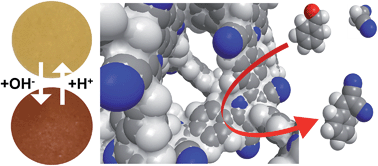 Graphical abstract: Porous macromolecular dihydropyridyl frameworks exhibiting catalytic and halochromic activity