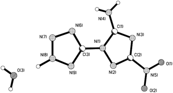 Graphical abstract: 3-Nitro-1-(2H-tetrazol-5-yl)-1H-1,2,4-triazol-5-amine (HANTT) and its energetic salts: highly thermally stable energetic materials with low sensitivity