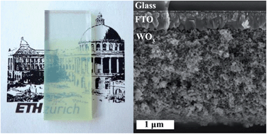 Graphical abstract: Microwave-assisted nonaqueous synthesis of WO3 nanoparticles for crystallographically oriented photoanodes for water splitting