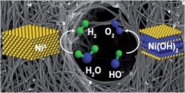 Graphical abstract: A nanotubular framework with customized conductivity and porosity for efficient oxidation and reduction of water