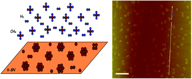 Graphical abstract: Direct synthesis of graphene quantum dots on hexagonal boron nitride substrate