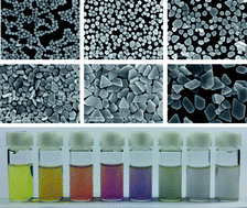 Graphical abstract: Maneuvering the growth of silver nanoplates: use of halide ions to promote vertical growth