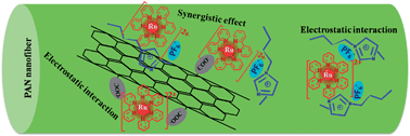 Graphical abstract: An electrochemiluminescence amplification strategy: a synergistic effect of electrospun Ru(bpy)32+/CNT/ionic liquid composite nanofibers